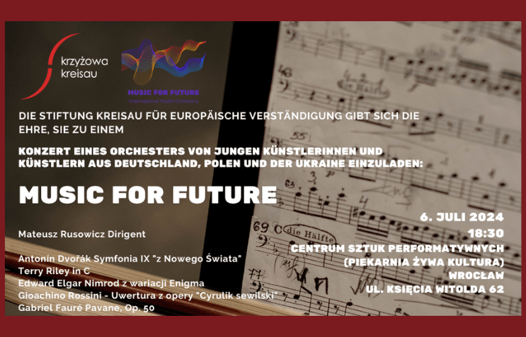 Music for Future: Abschlusskonzert – 6. Juli 2024